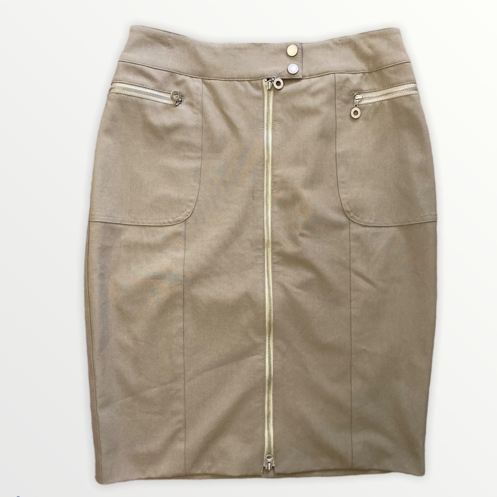 Womyn Bloomingdales Utility Military Skirt 6